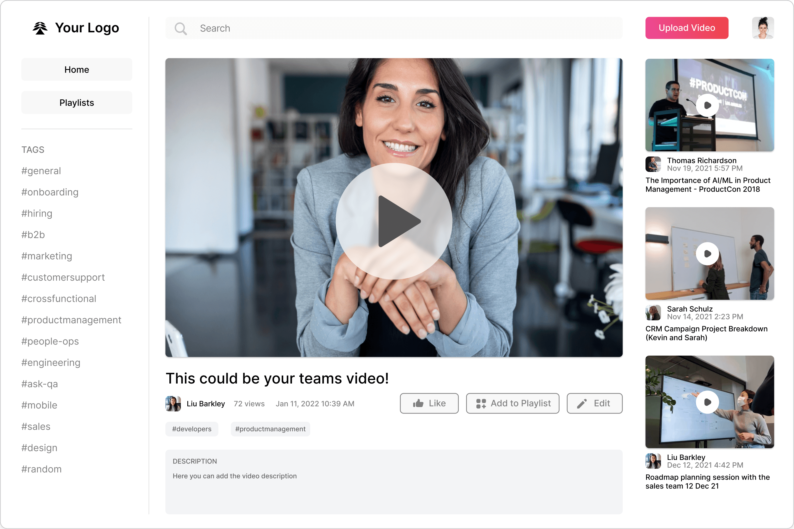 Exploo - Ready to share videos with your team?